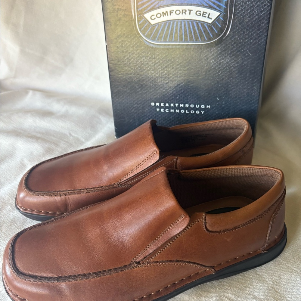 Nunn Bush men’s Slip-On leather Loafers size 10.5